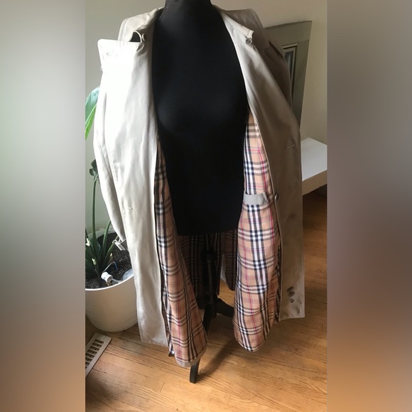 Vintage Double Breasted, Belted, Long Trench Coat EUR 40 - Picture 8 of 12